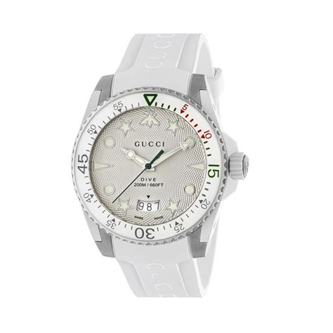 gucci dive watch silver